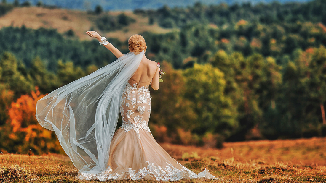 свадебные платья силуэт русалка