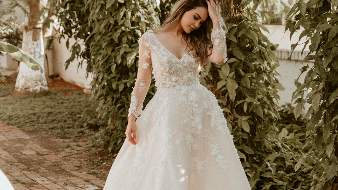дорогое свадебное платье