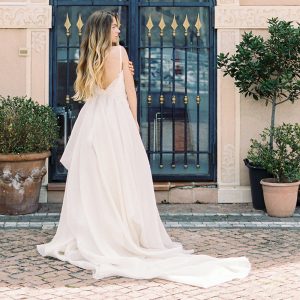 шифоновое платье на свадьбу