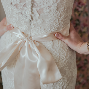 шелковое свадебное платье