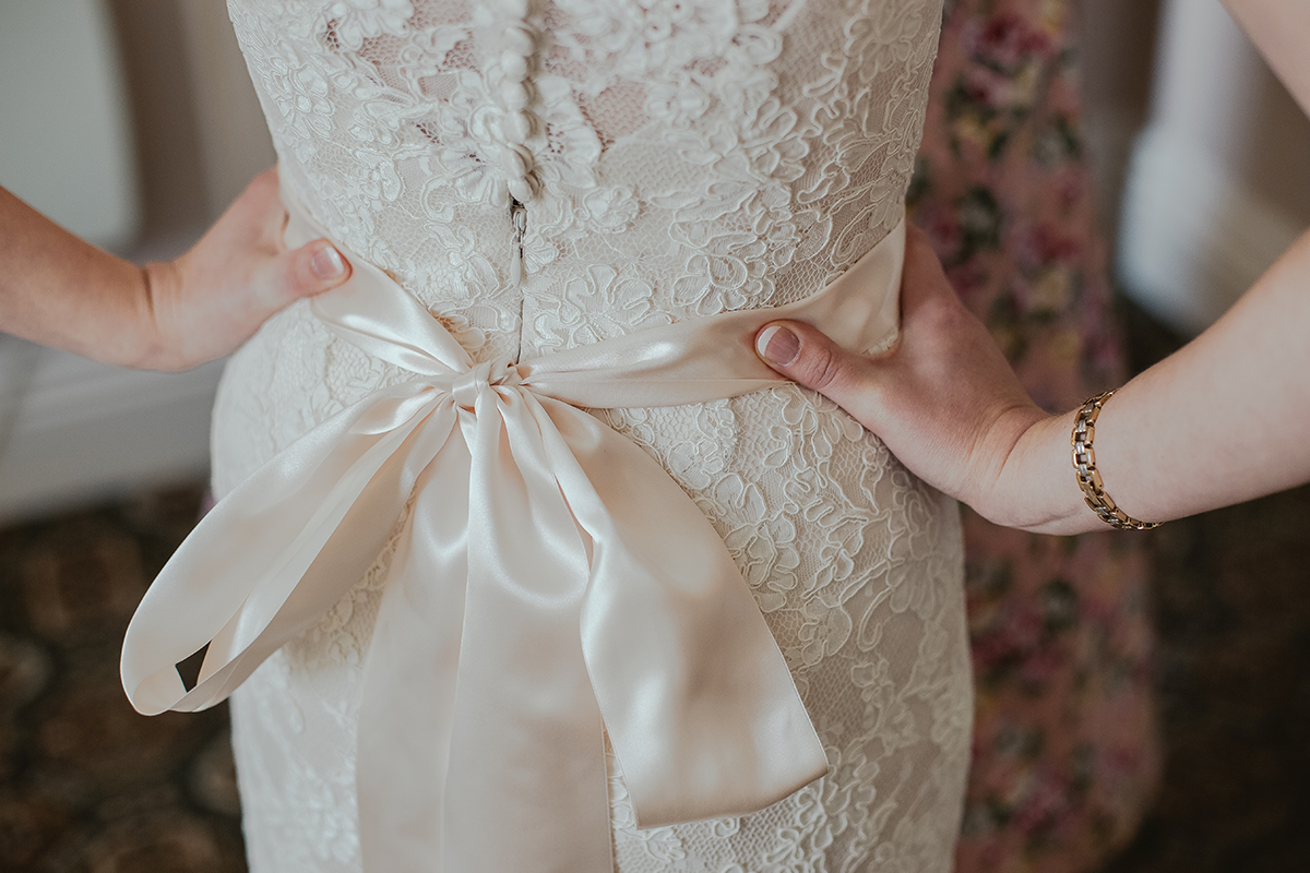 шелковое свадебное платье